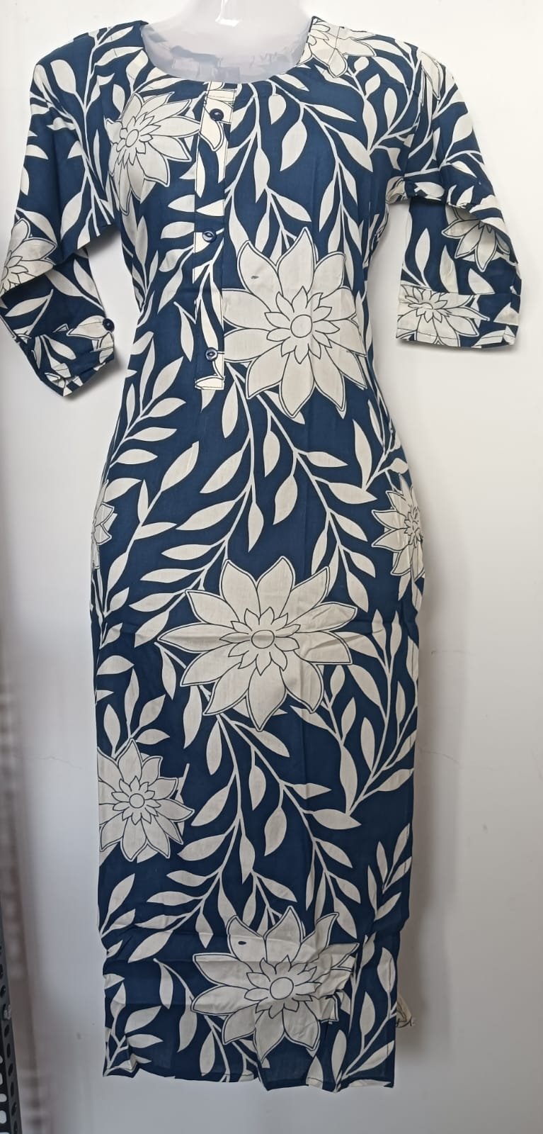 Midnight Bloom Elegance Kurti