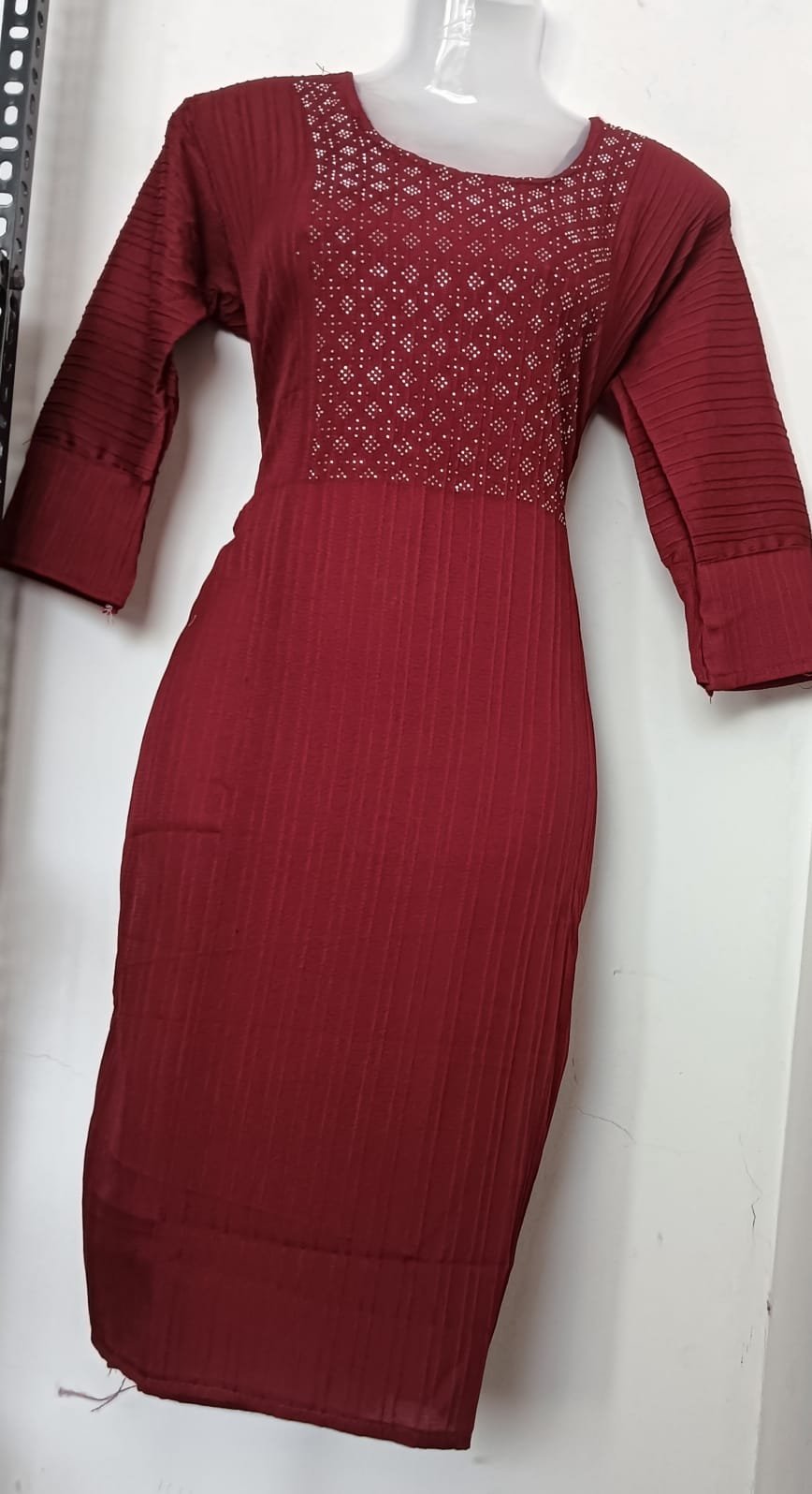 Ruby Shine Pleated Kurta