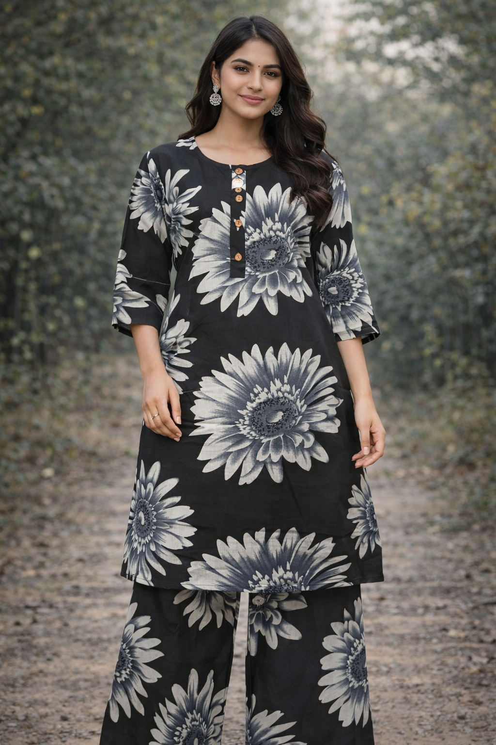 Sunburst Shadow Dress