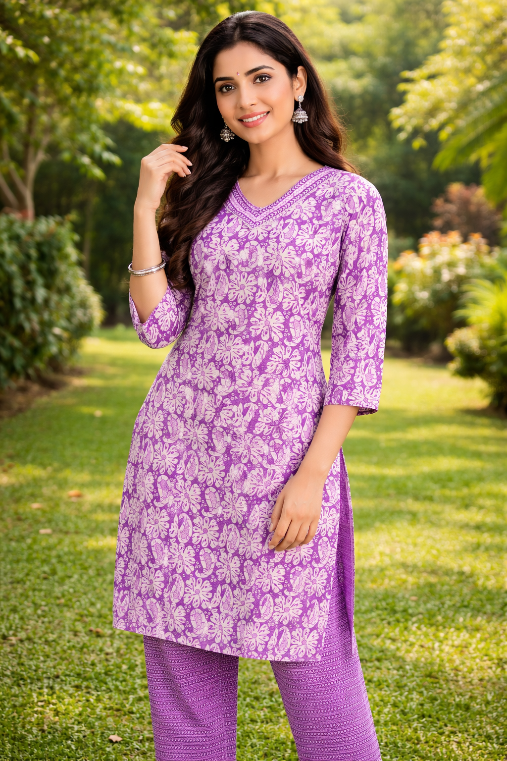 Lavender Leaf Co-ord Set