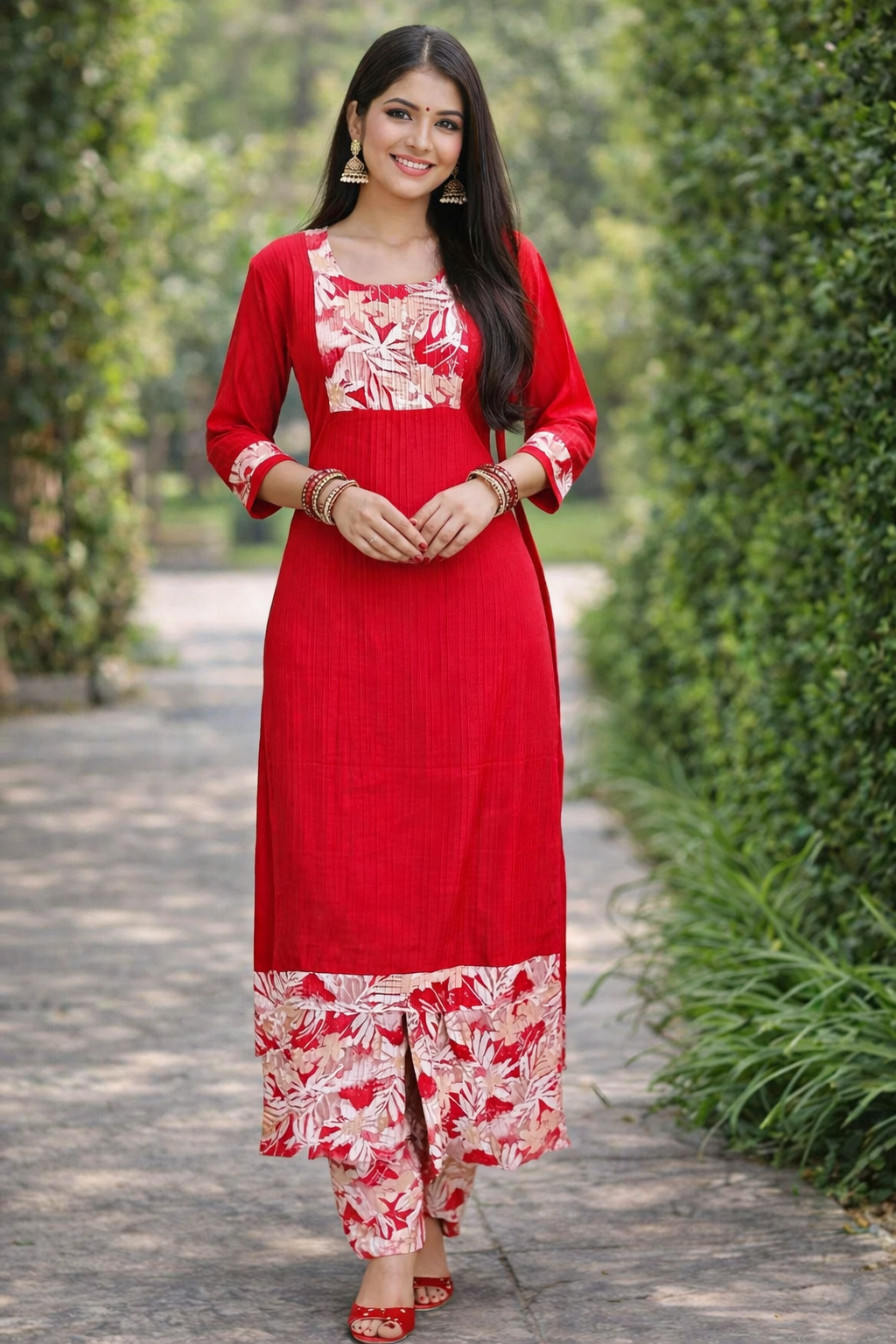 Monochrome Floral Charm