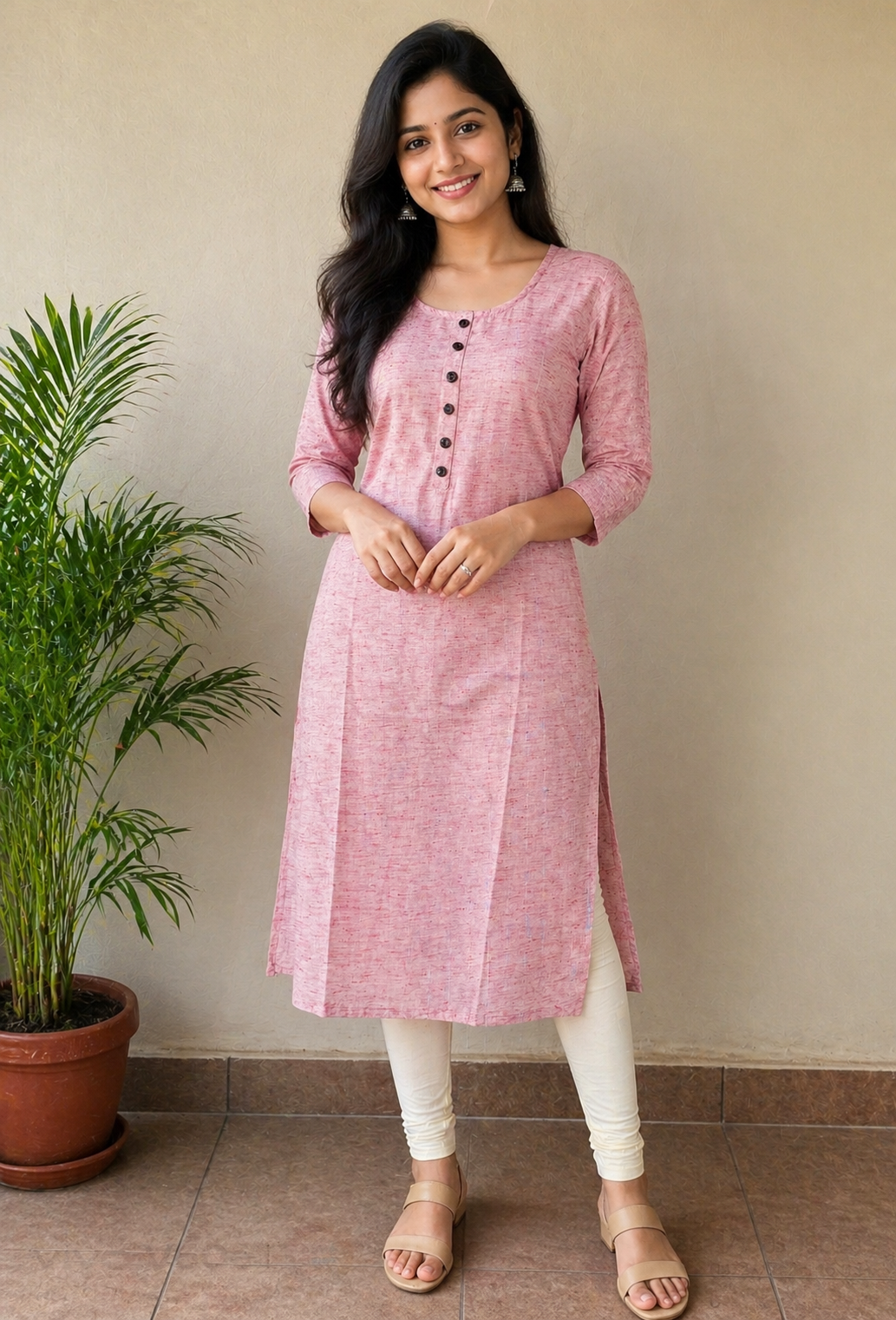 Plum Rain Serenity Kurti