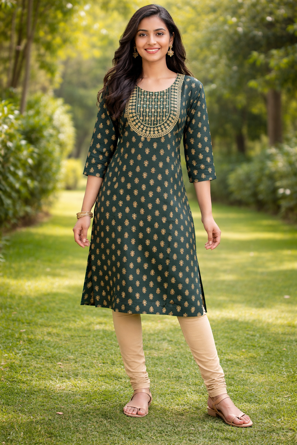  Pine Garden Straight Kurta