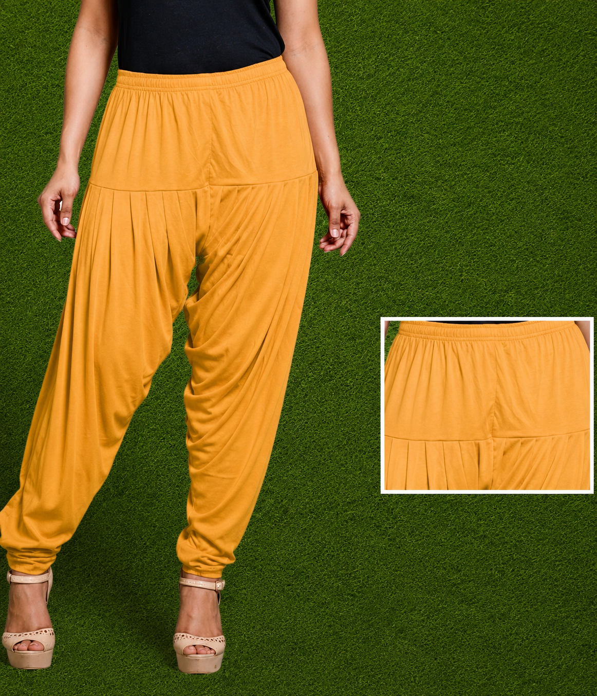 Mustard Yellow Women’s Stylish Dhoti Pants