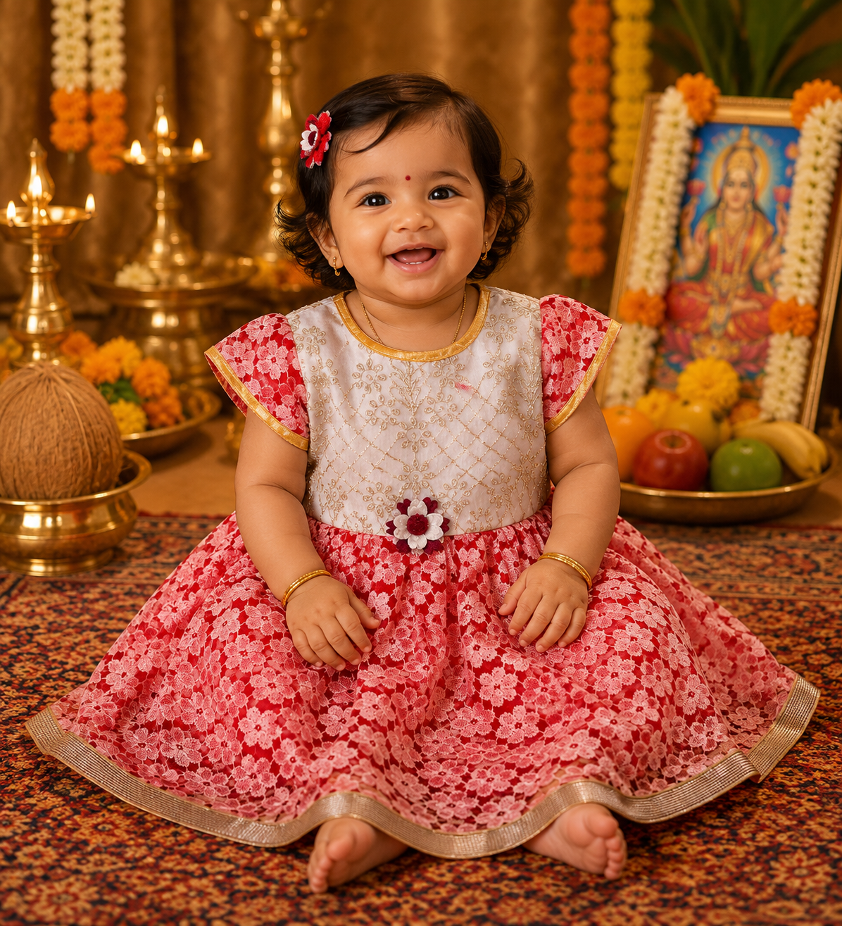 Blossom Grace Baby Festive Frock
